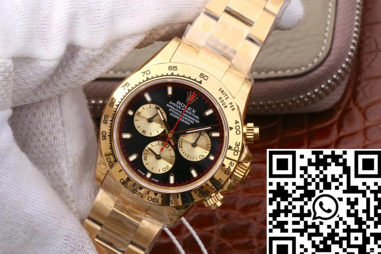 Black JH Rolex M116508-0009 Factory Cosmograph Daytona Dial 0331